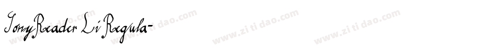 SonyReader Li Regula字体转换